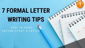 7 Formal letter writing Tips in hindi