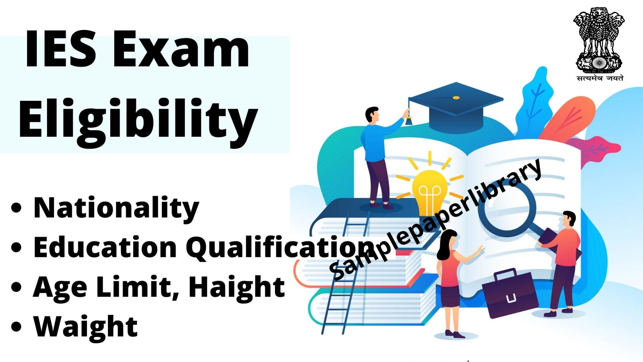 IES Exam Eligibility in Detail with PDF Nationality age Physical