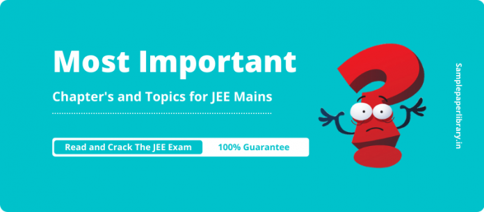 Important Chapters & topics For JEE Mains Maths Chemistry Physics 2021